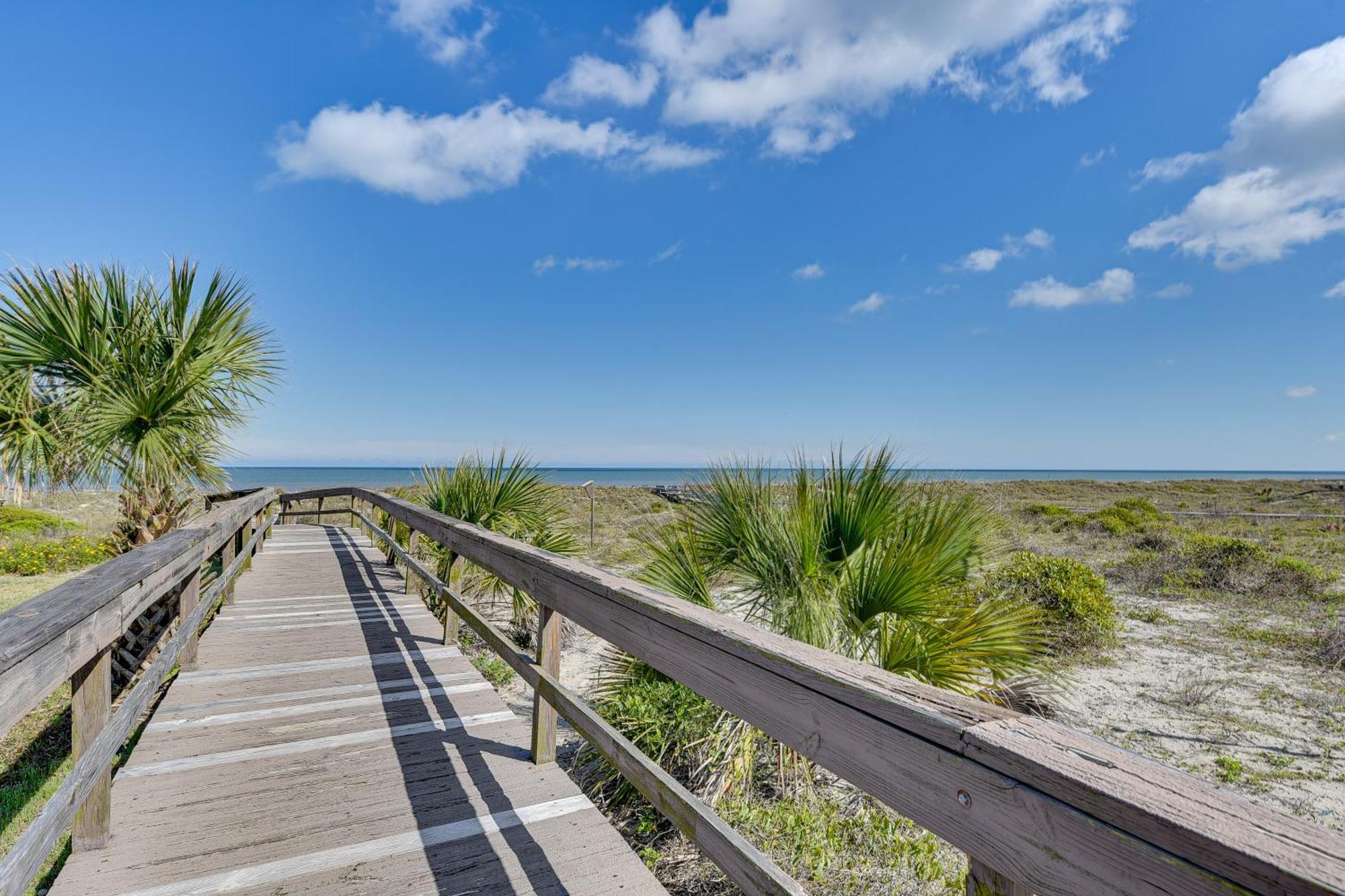 Fernandina Beach Townhome, Steps To Public Beach Buitenkant foto